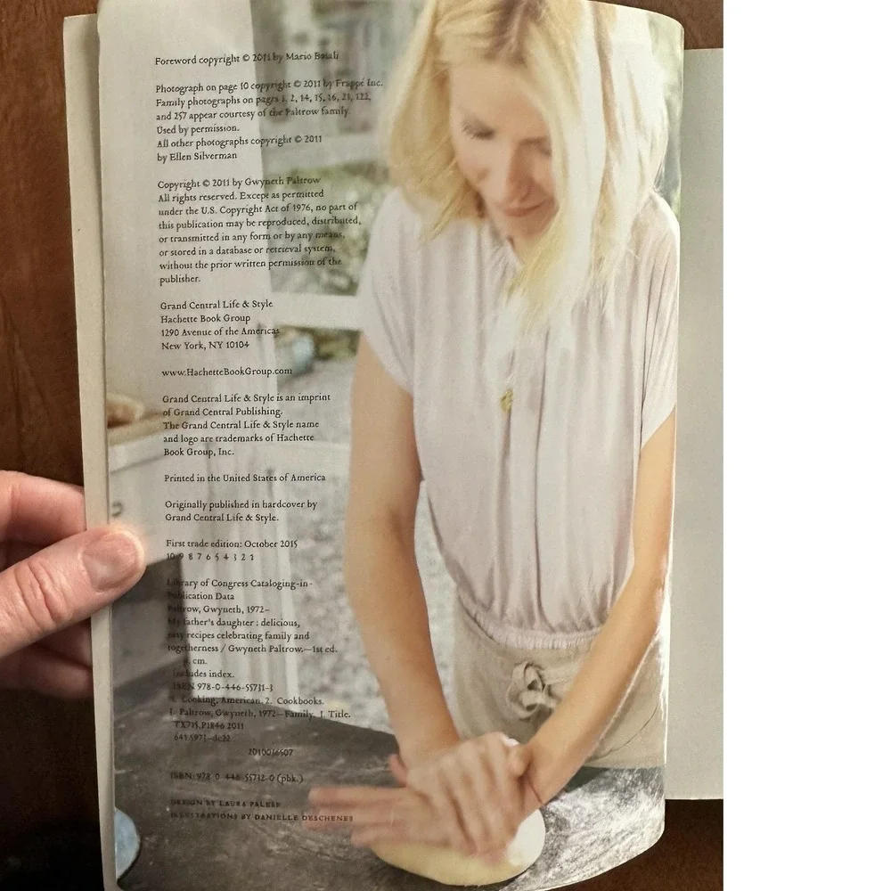 Gwyneth Paltrow Cookbook Lot 2 It's All Easy and My Fathers Daughter